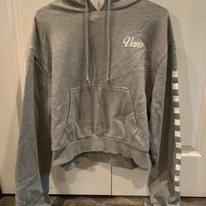 cropped vans hoodie